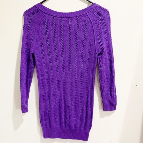 American Eagle Outfitters purple sweater, … - Picture 3 of 6